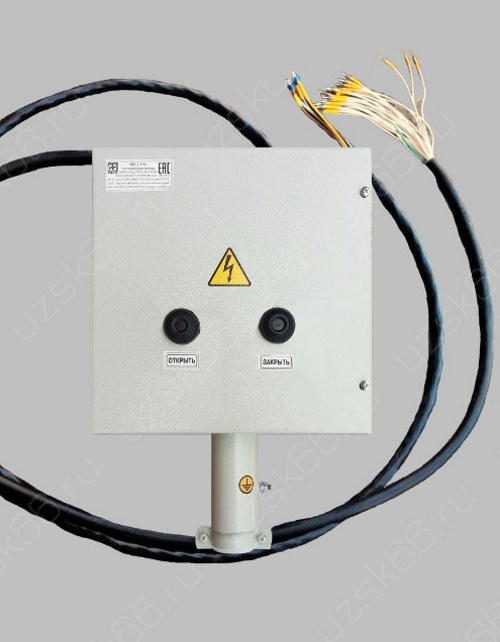 БЭЗ-2-3-ВЗ IP54 УХЛ4 блок электропривода задвижки с внутренним монтажом кабельных шлейфов питания и управления